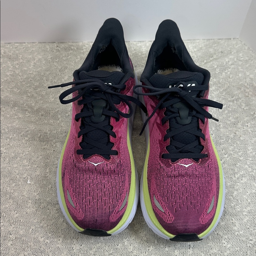 HOKA Clifton 8 Shoes Sneakers Women's size 10 Berry Rose - Picture 4 of 10